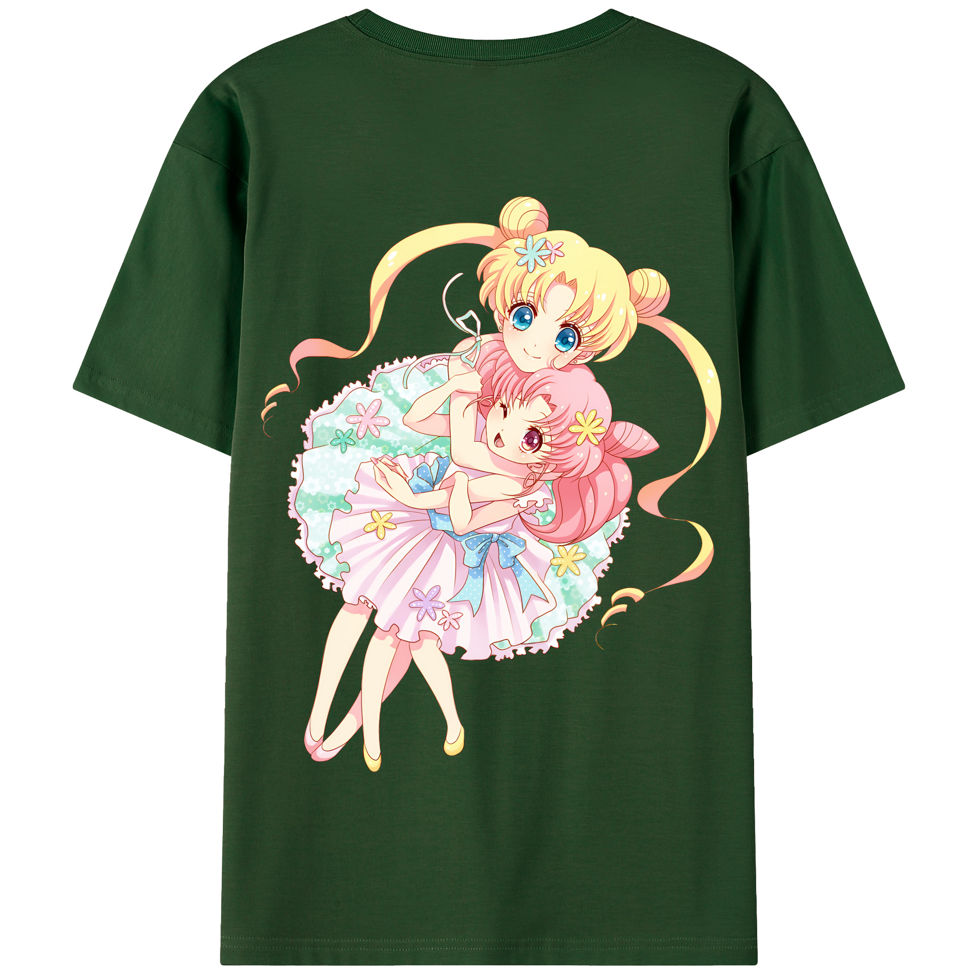 （画像用） 美少女戦士セーラームーン 愛野 美奈子 あいの みなこ Sailor Moon Aino Minako 綿100％半袖Tシャツ（背面プリント）